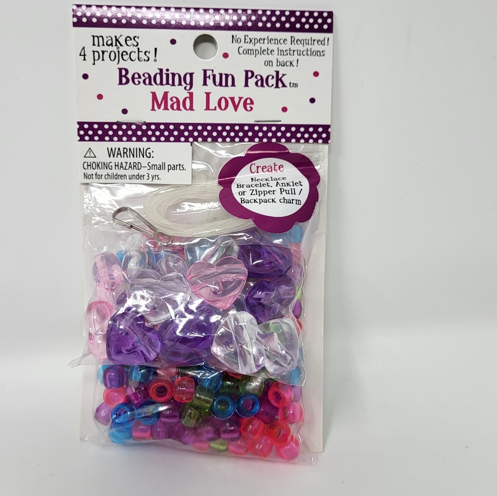 Sulyn Kids Girls Beading‎ Fun Pack Mad Love Makes 4 Projects